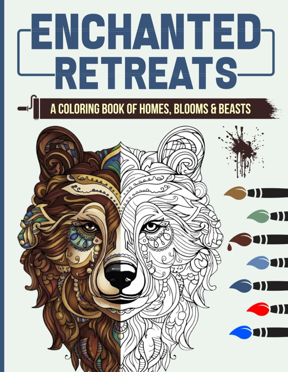 Enchanted Retreats for Adults Colouring Book