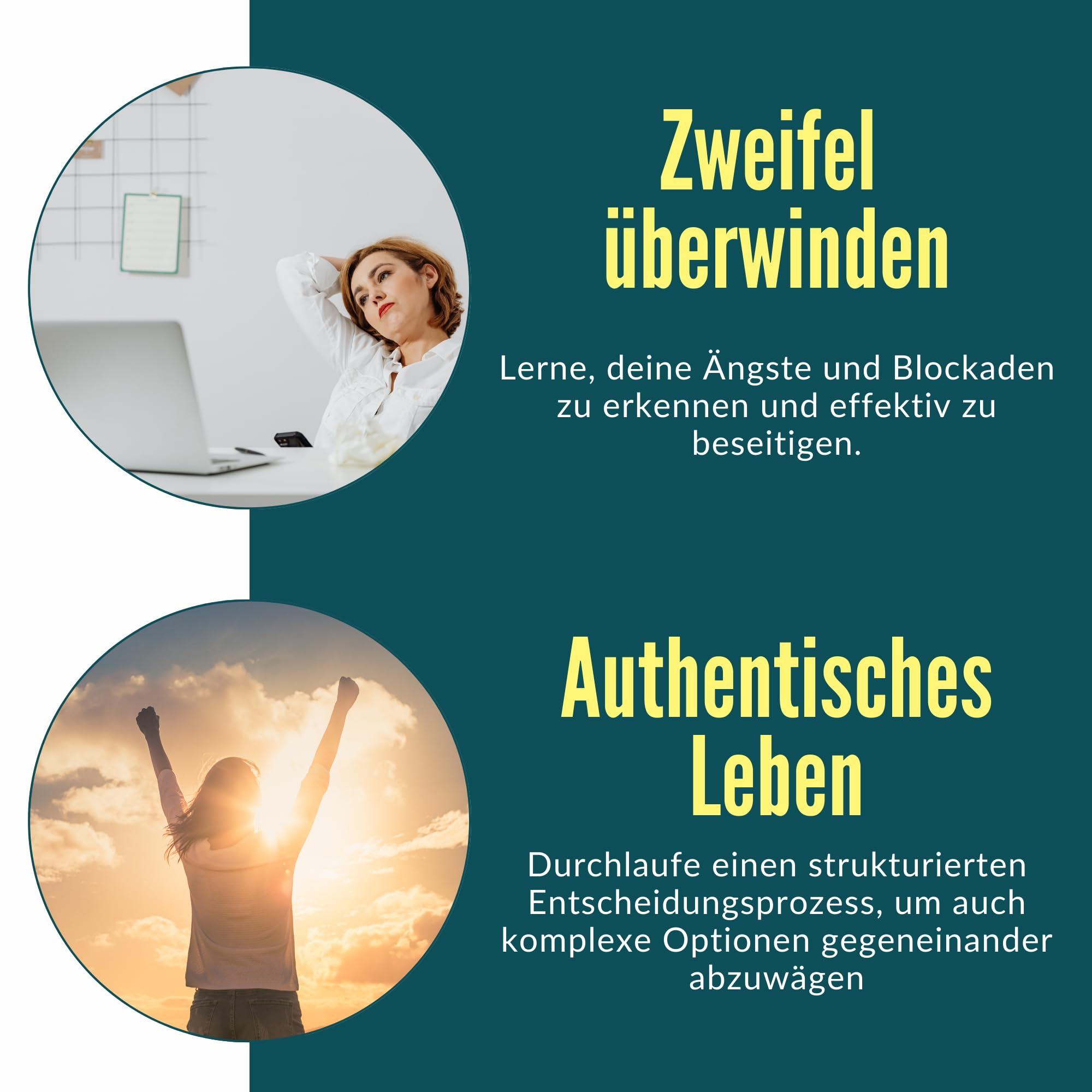 Schwere Entscheidungen richtig treffen - Vom Grübeln zur Klarheit: Wegweisende Tools, um die beste Wahl für dein Leben zu treffen, ohne ewiges Zögern