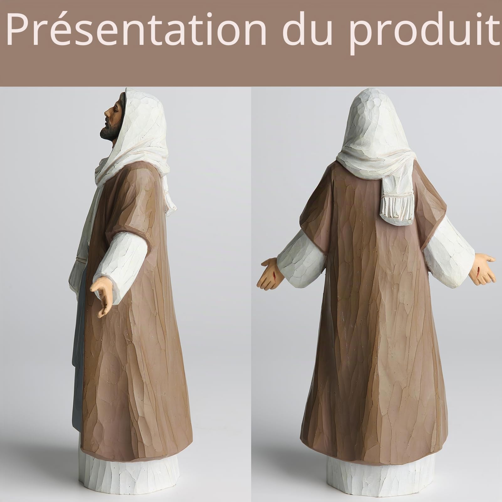 Statue de bénédiction de Jésus-Christ en résine de 24,1 cm de Haut, Cadeau Religieux