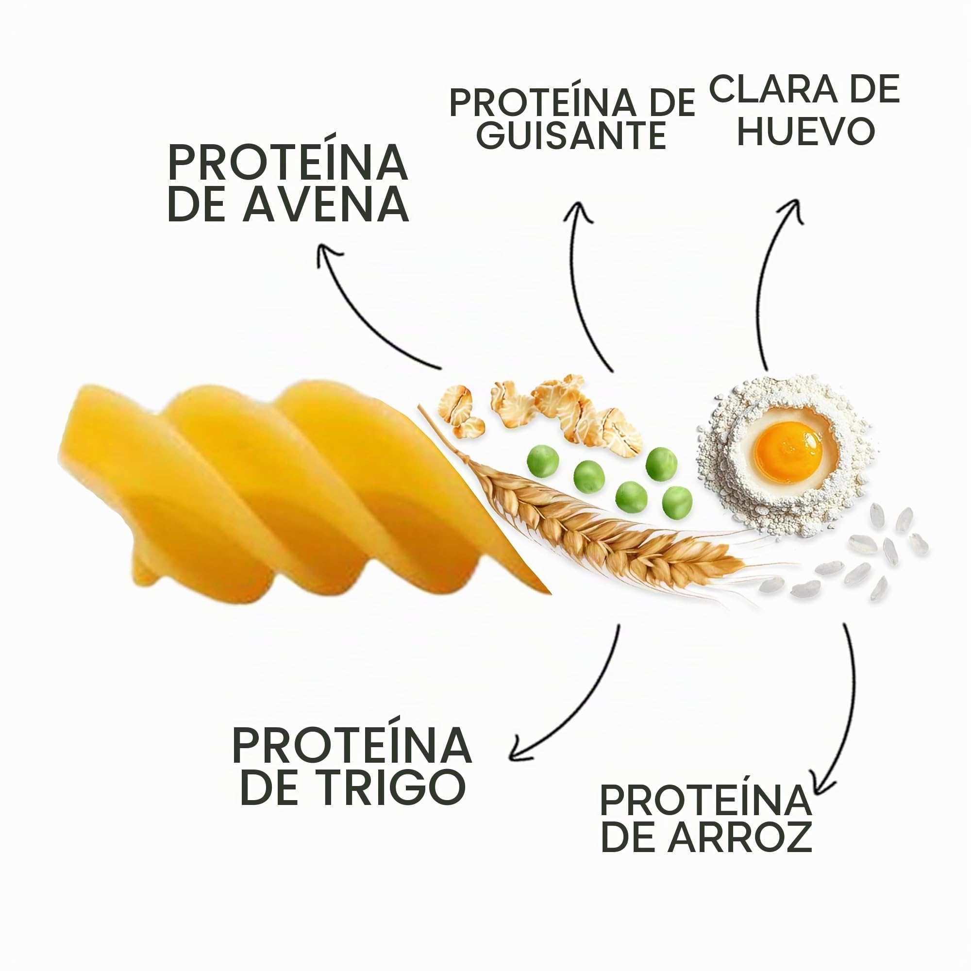 PASTA KETO Line@diet | porciones individuales de 50 g de pasta cetogénico | bajo en carbohidratos y 0,2 g de azúcar, rico en fibra y proteínas (14 Fusilli)