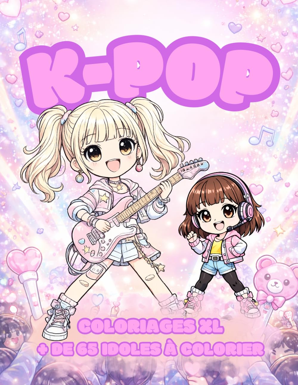 Coloriage KPOP XL: + de 65 coloriages d'idoles - dès 6 ans
