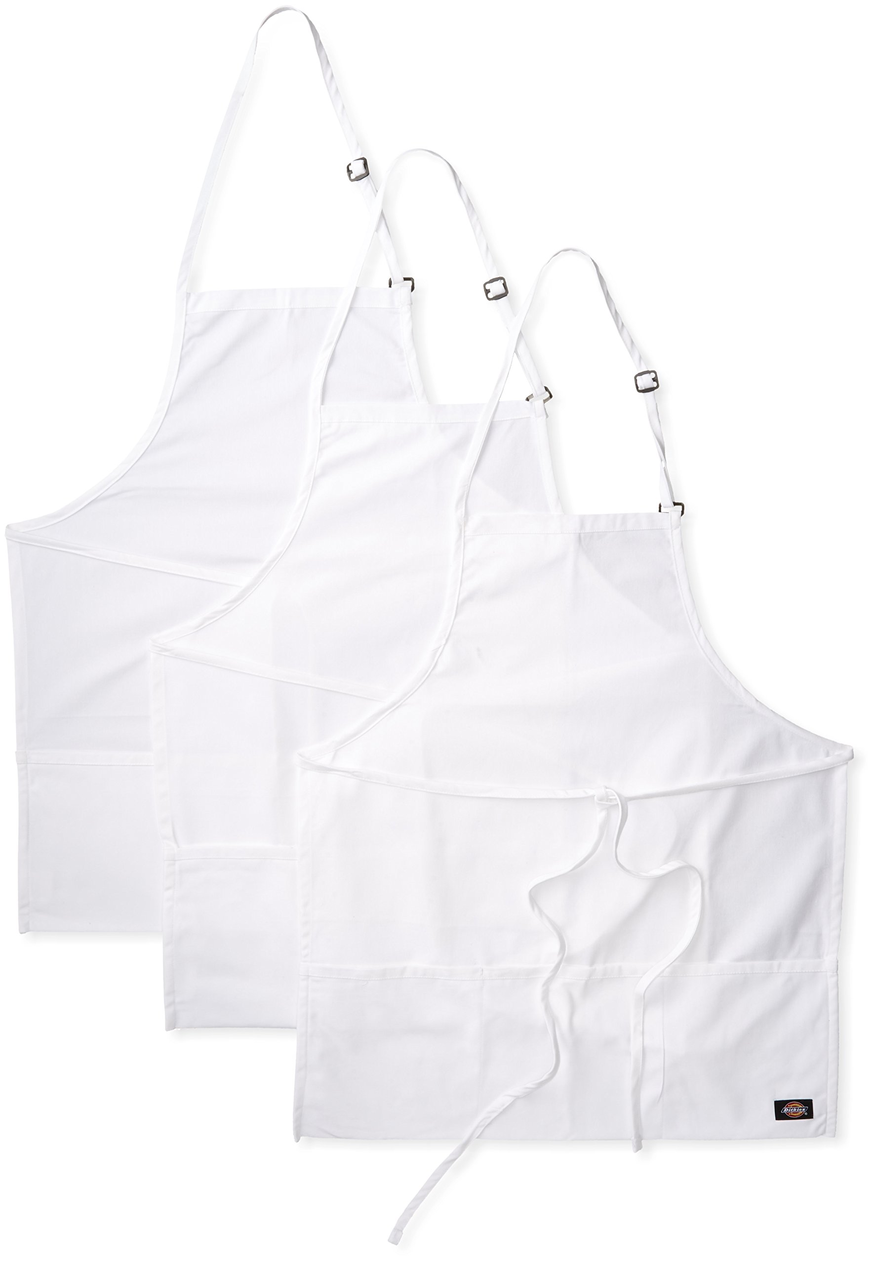 3 Pack Three Pocket Adjustable Bib Apron