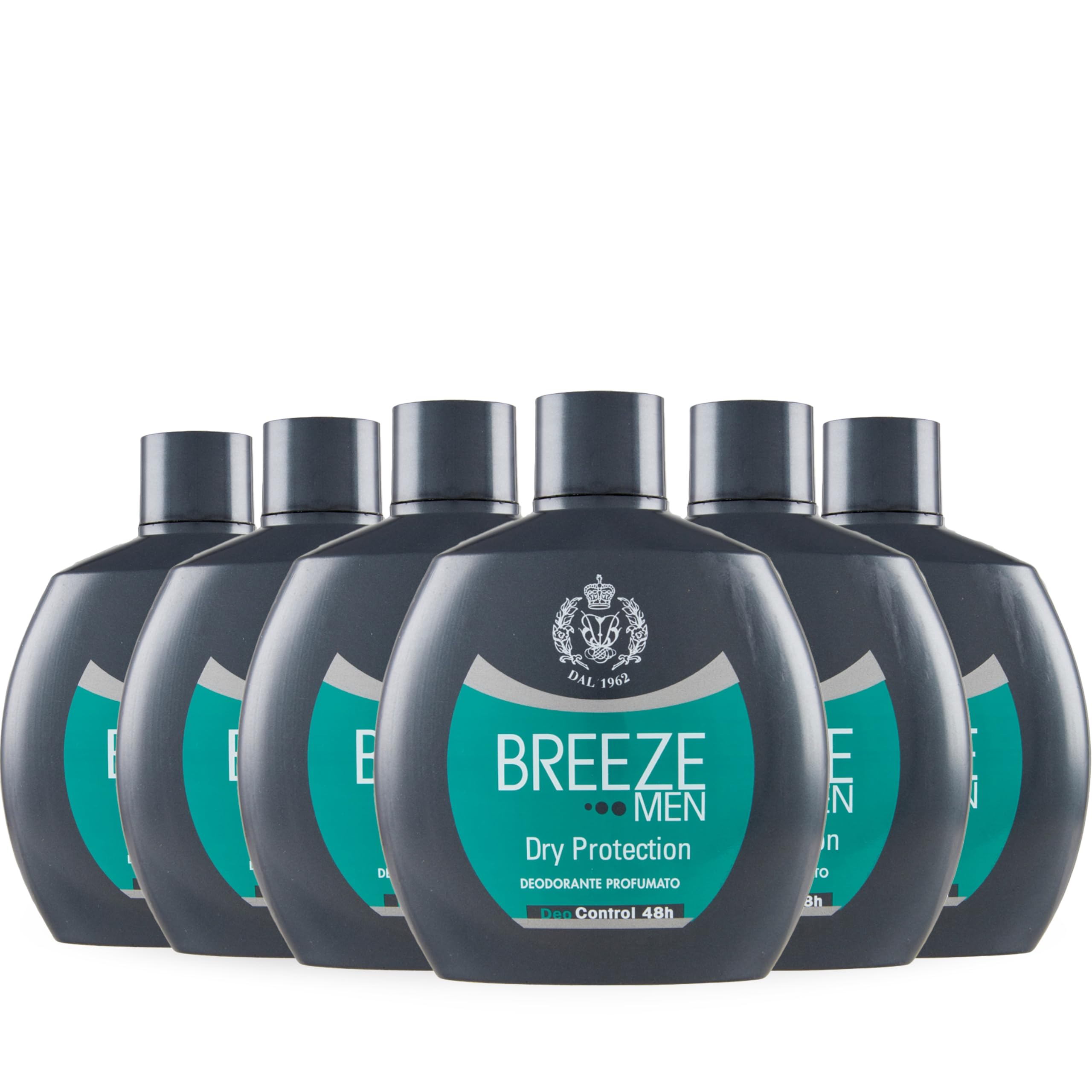 BREEZE | Deodorante Squeeze Dry Protection, Breeze Men, 6x100 ml