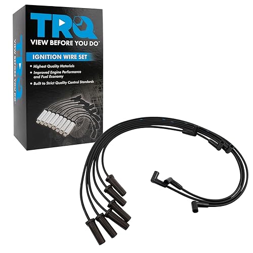 Miniatura 186 de TRQ Juego de cables de bujía de encendido del motor para Ford F250 F350 Super Duty V8 6.2L nuevo