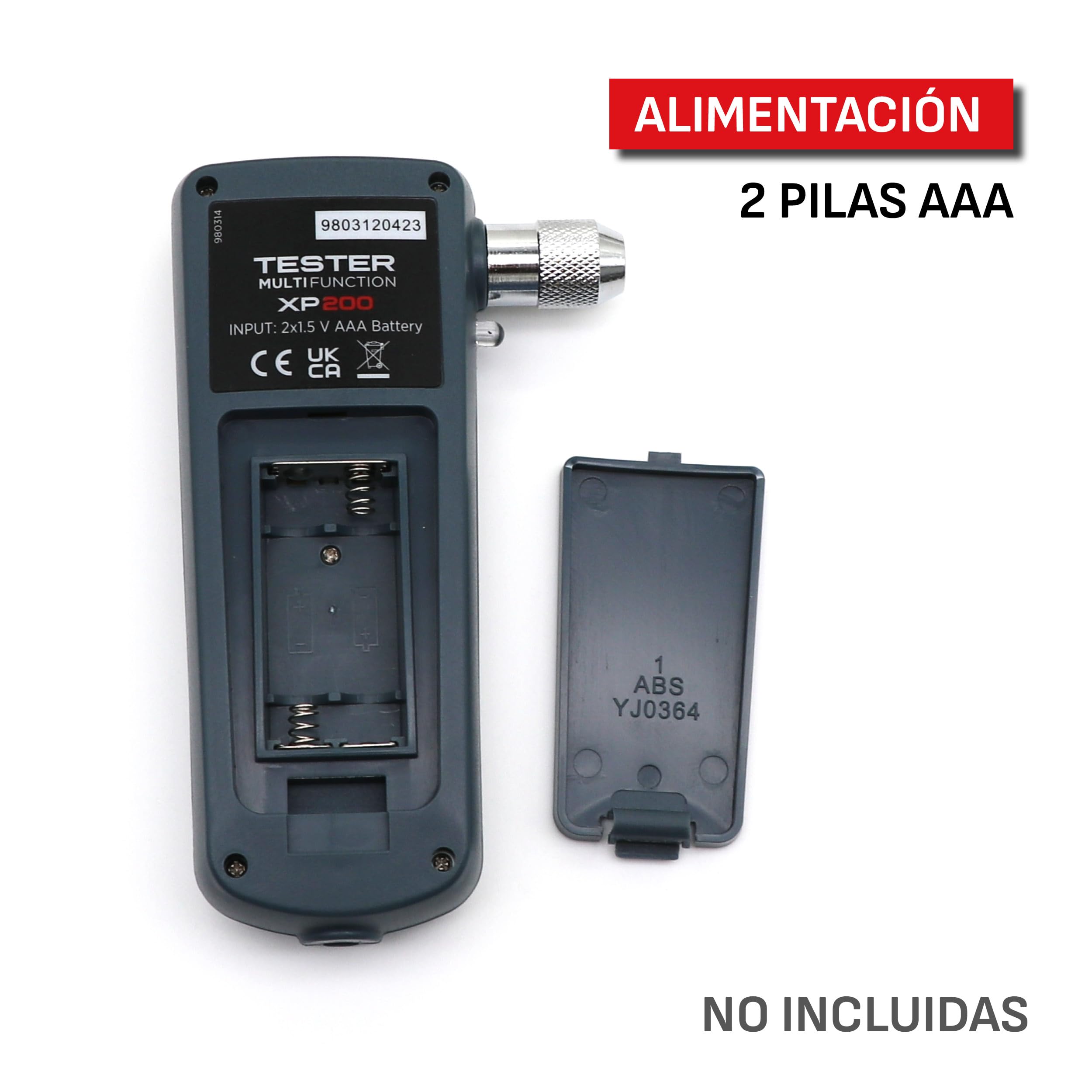 Schumacher Electric XP200 - Comprobador 3 en 1 Batería 12V, Alternador y Presión de Neumáticos - Compacto, Portátil, Mechero - Linterna LED Integrada | Alternador, Presión de los neumáticos, Super compacto portátil, Encendedor de cigarrillos, Lámpara LED