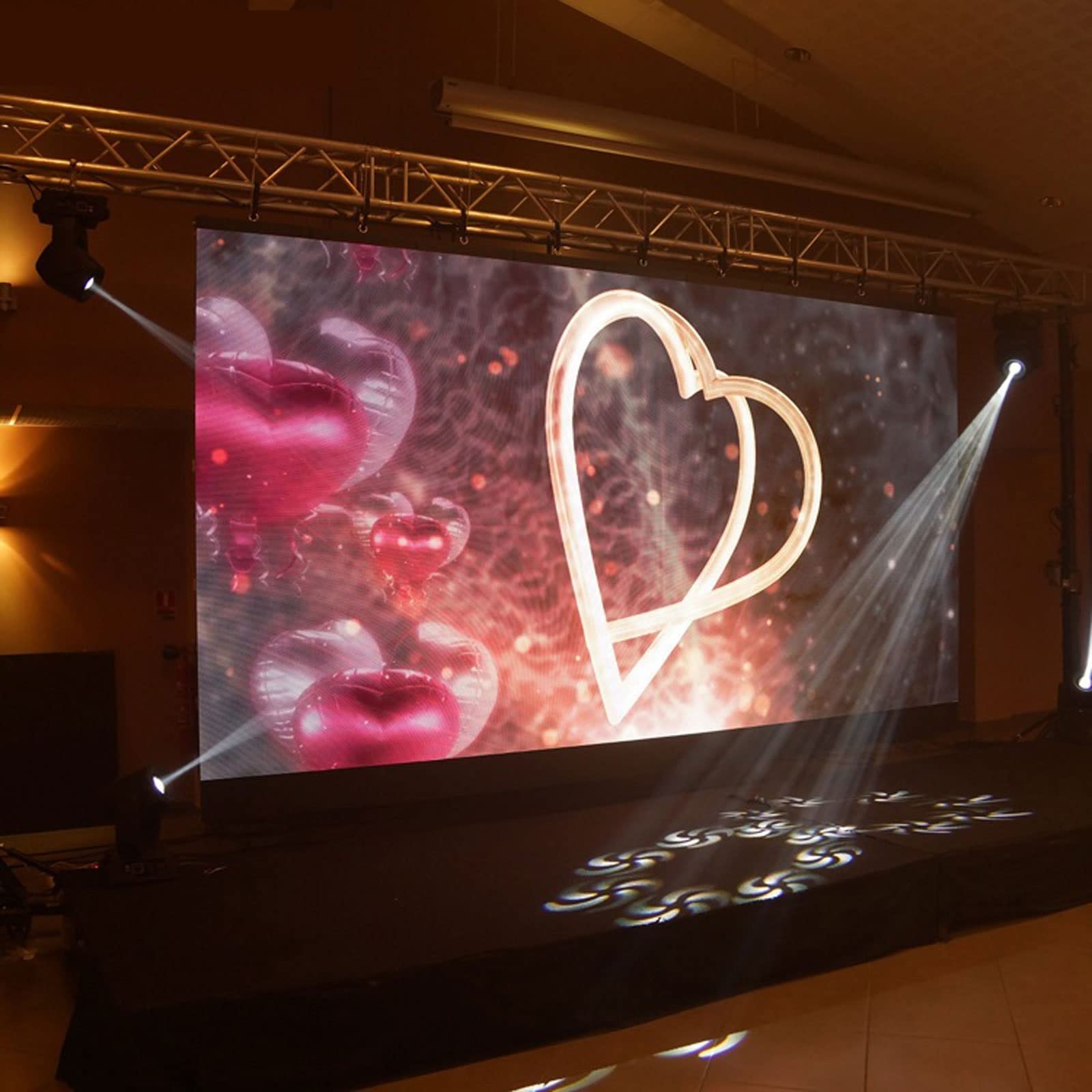 Pannello espositivo da scrivania per Ufficio, Schermo a noleggio per Interni, TV pubblicitaria, palcoscenico, Video Wall