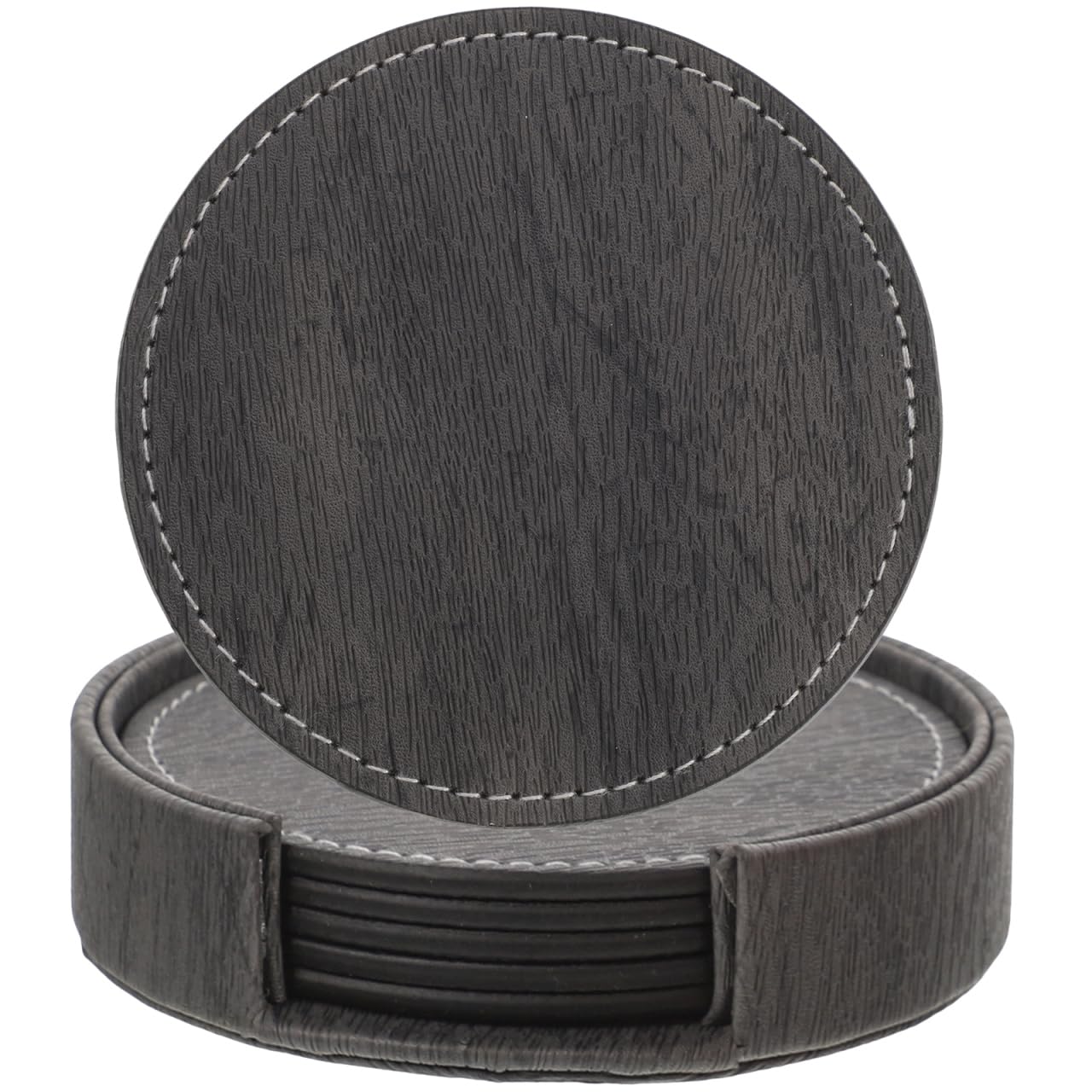 PRETYZOOM 1set Household Cup Insulation Pads Double-Sided Leather Holder Non- Drink Mats for Tables Practical Cushions for Home Decor