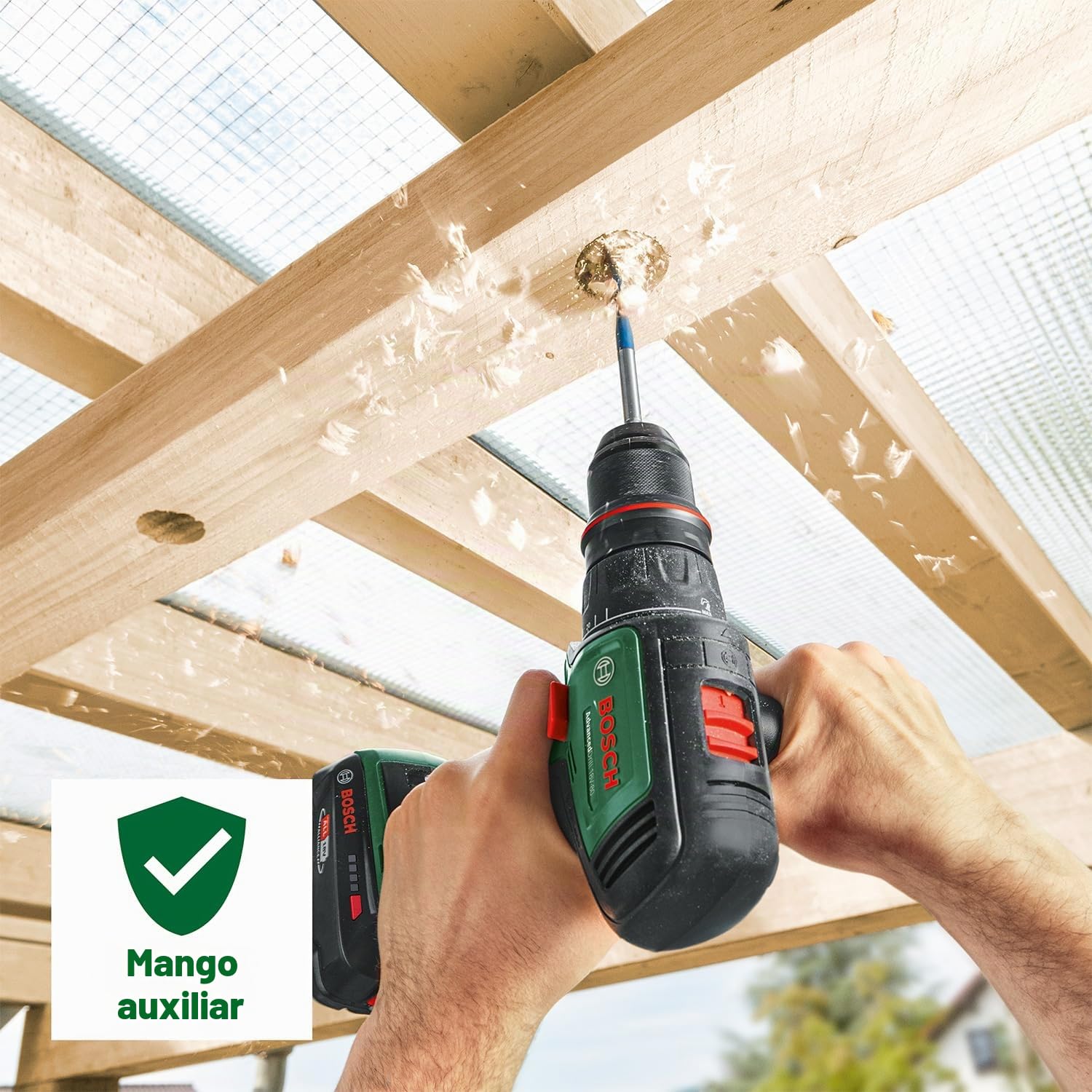 Bosch Taladro/atornillador con batería AdvancedDrill 18V-80 QuickSnap (taladrar y atornillar; sistema 18V; Brushless; 78 Nm; portabrocas 13 mm; caperuza magnética; sin batería)