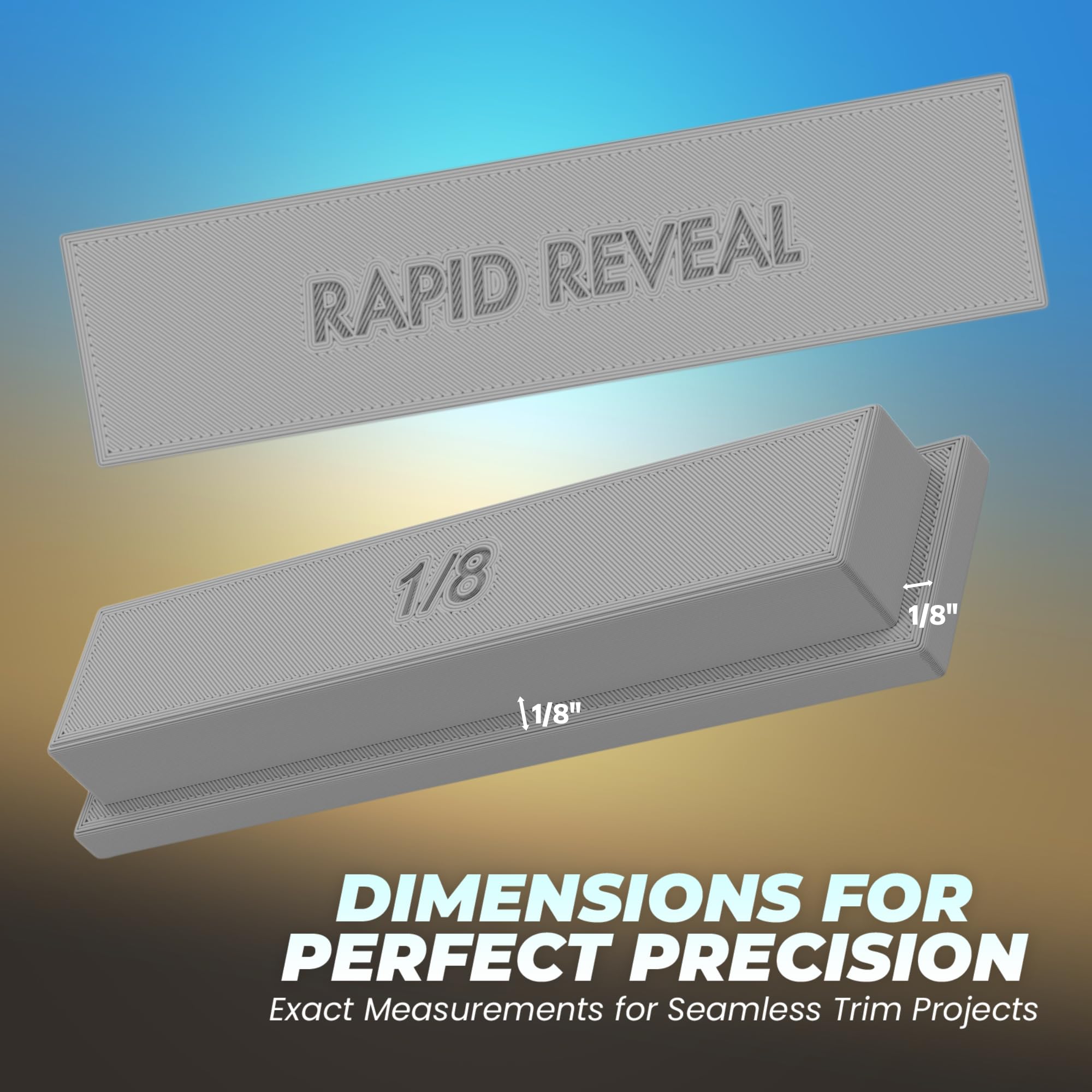 Rapid Reveal Trim Gauge - Precise Jamb Marking Tool -2