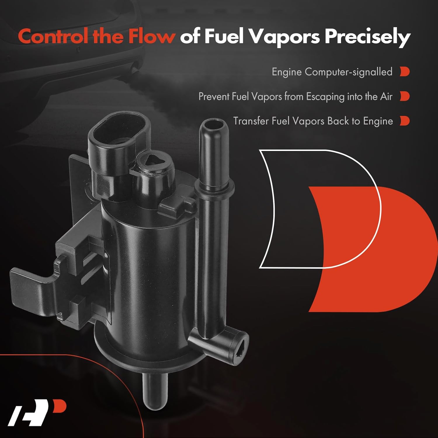 A-Premium Vapor Canister Purge Solenoid Valve Compatible with Chevrolet Cavalier 2002-2005, Classic 2004-2005 & Oldsmobile Alero 2003-2004 & Pontiac Grand Am 2003-2004, Sunfire 2002-2005 & Saturn Vue