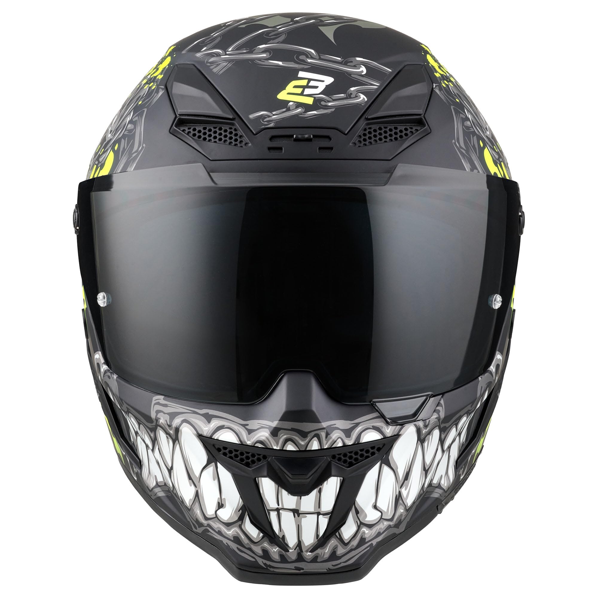 Bogotto Blade Gatekeeper Casque, noir gris jaune, XS