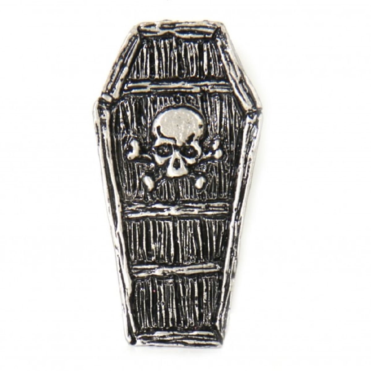 Coffin Biker Harley Rider Mc Biker Pin