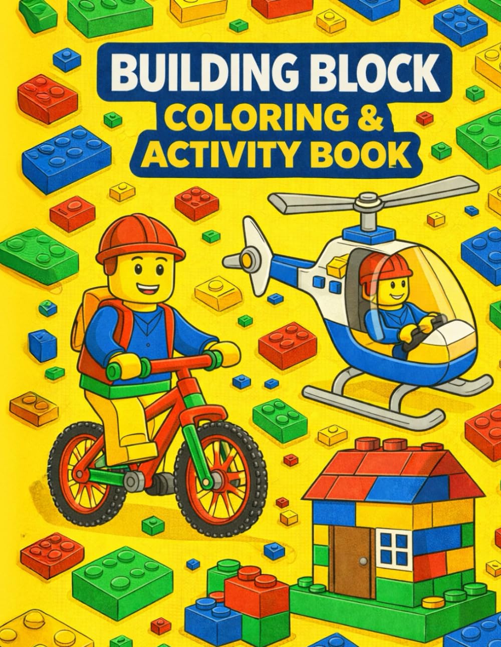 Building Blocks Coloring and Activity Book