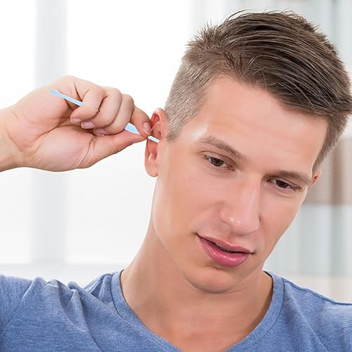 Miniatura 5 de 12 unids desechables oído Pick eliminación de cera de oído plástico herramienta de limpieza de oídos Cureta cuchara limpiador para cuidado personal