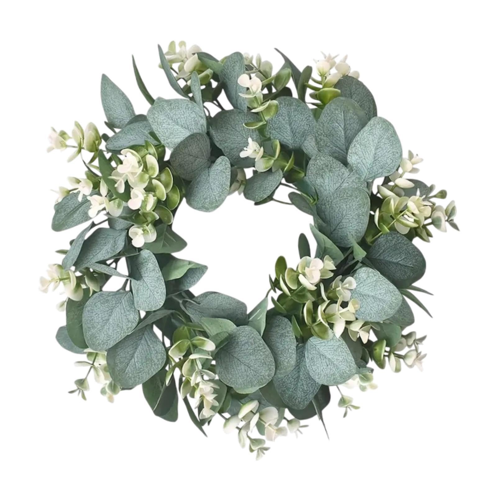 MERISHOPP Artificial Eucalyptus Wreath Flower Wreath Decoration for Indoor Summer Home| Artificial Flowers | Flower Bunch | Floral Décor-image-8