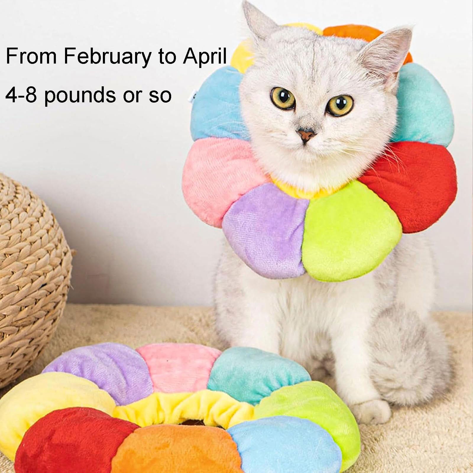Cat Cone Collar Soft, Soft Cat Cone, Adjustable & Breathable E-Collar, Comfortable Pet Recovery with Velcro - Image 3