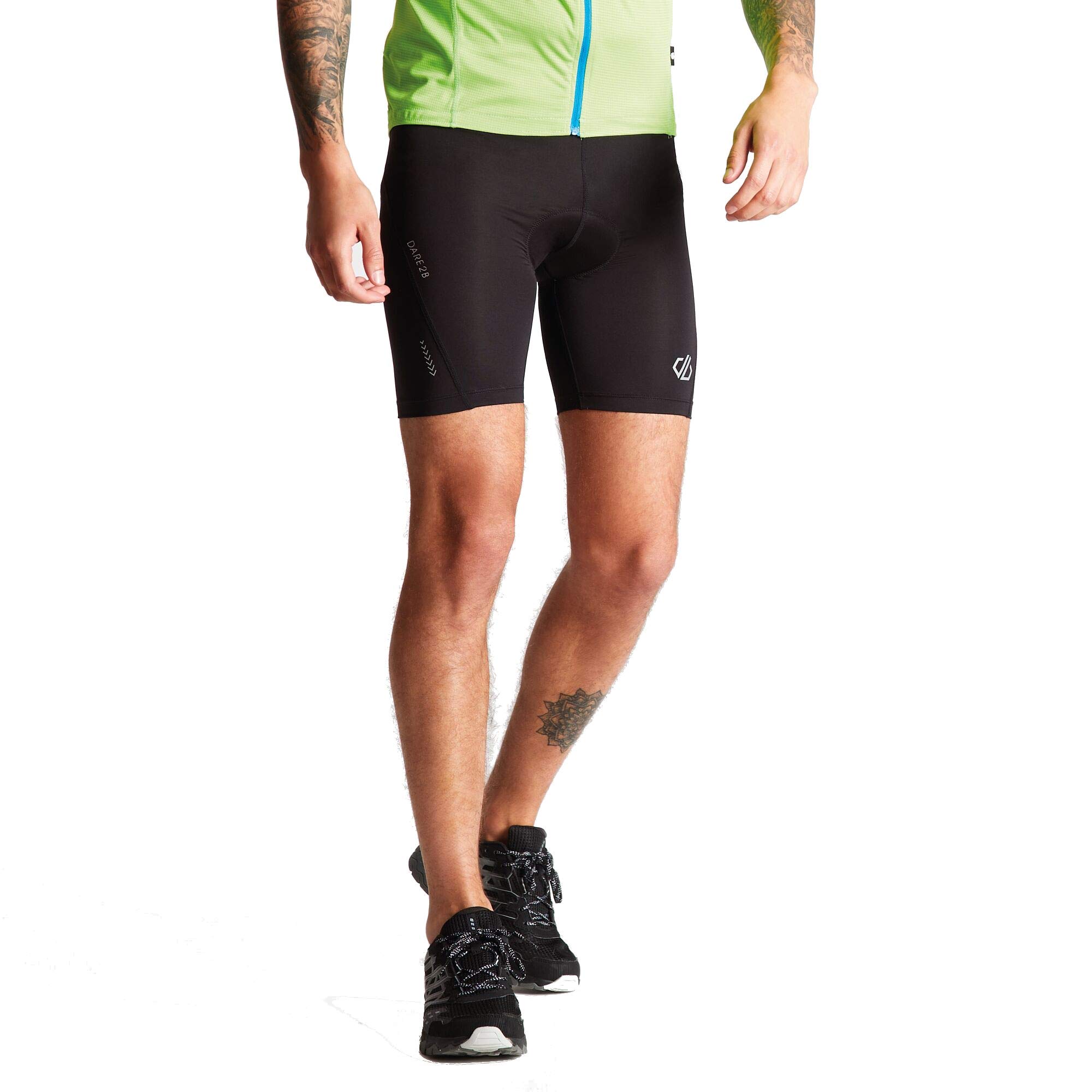 Dare 2b Bold Reflective Cycling Shorts - Men's Jet Black - XS
