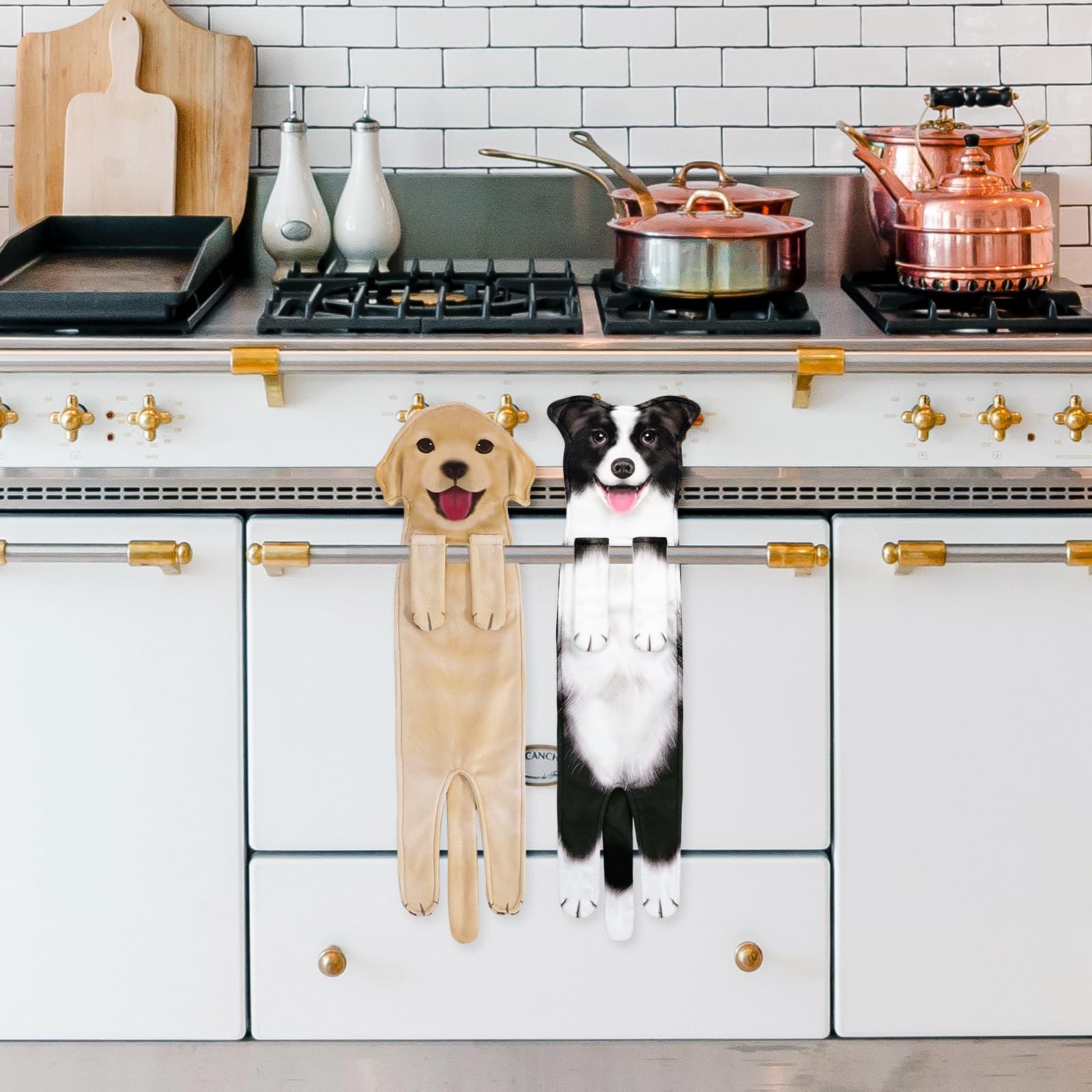 AGRIMONY Funny Dog Towels, Kawaii Decoration for Kitchen Bathroom - Image 4