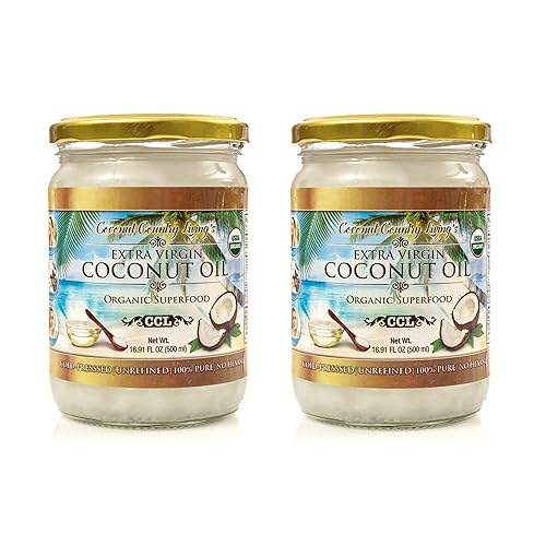 Aceite de coco orgánico sin refinar prensado en frío extra virgen para salud belleza cabello piel cuerpo y para cocinar