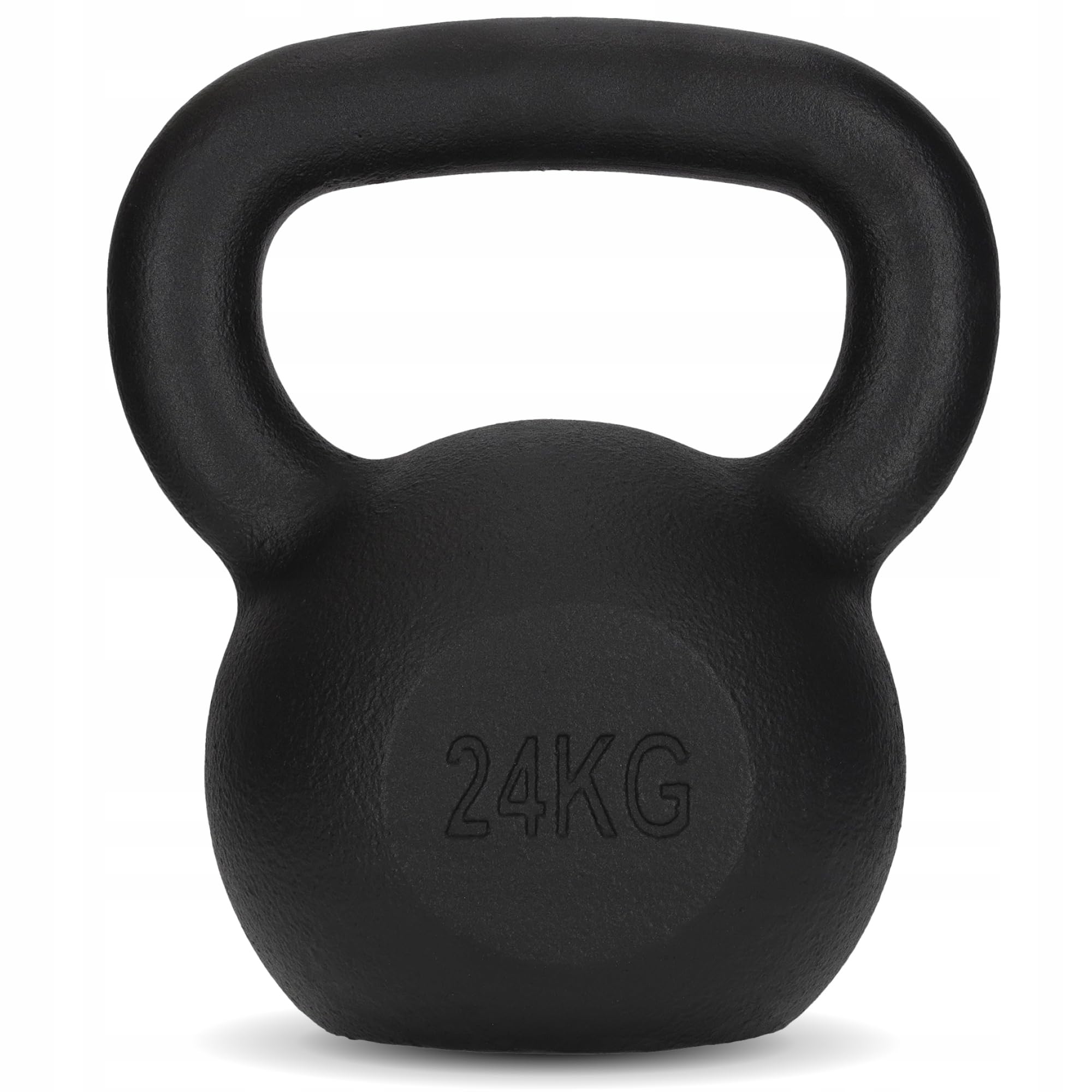 KETTLEBELL ODWAŻNIK ŻELIWNY OBCIĄŻENIE DO TRENINGU SIŁOWEGO 24 KG 4FIZJO