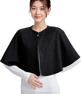 Warm Shoulder Shawl Cape Winter Shoulder Wrap Protective Back Warmer for Wheelchair Bedridden Patient Old People