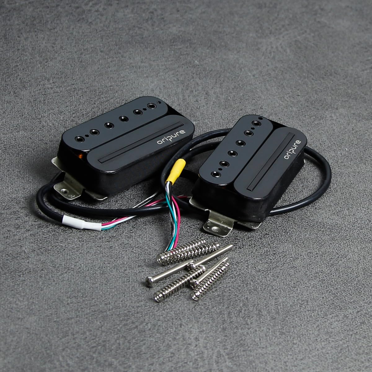 Oripure Pickup Humbucker per chitarra con manico + ponte Pickups Set Hot Rail e pali a vite