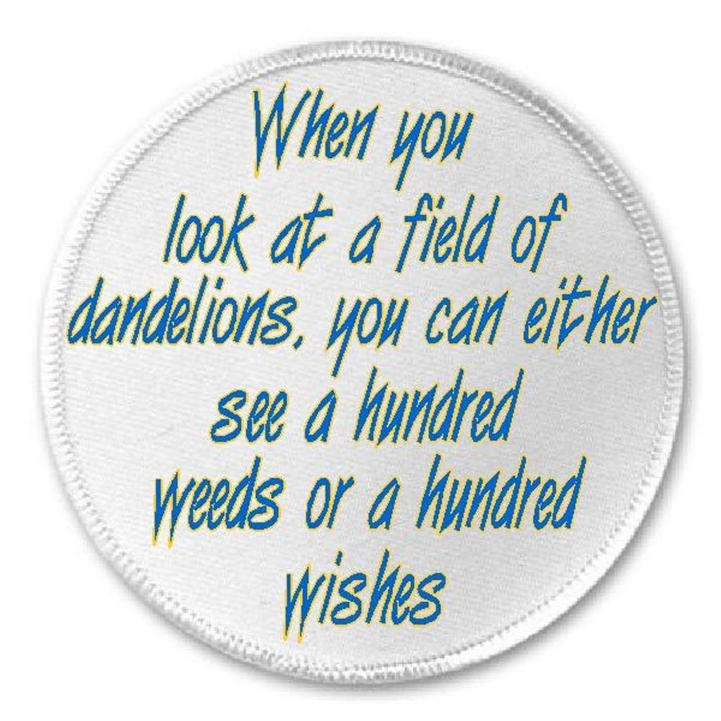 When You Look At Dandelions 100 Weeds Or WIshes - 3