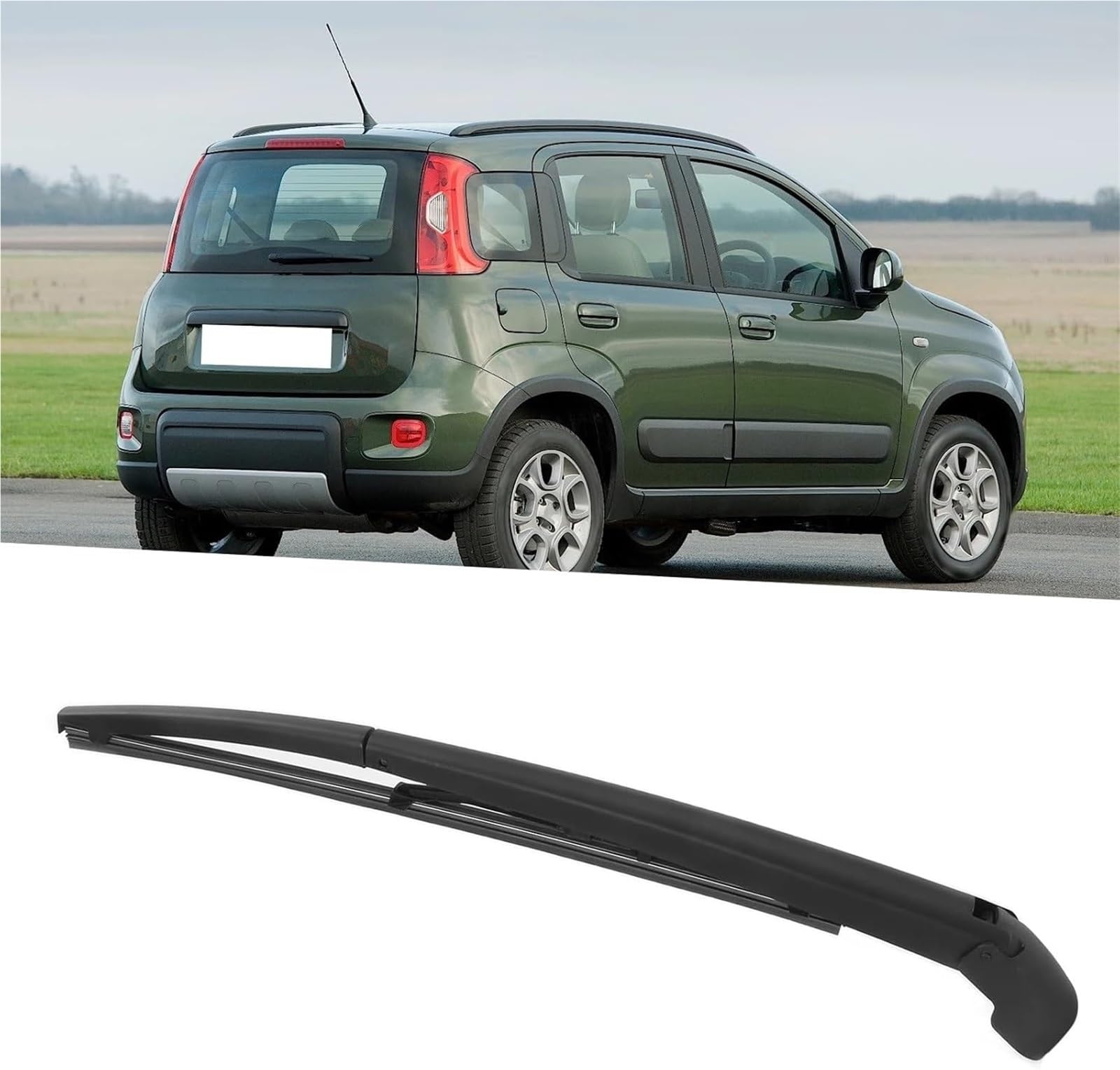 tergicristallo Kit braccio e spazzola tergicristallo posteriore per Fiat per Panda 169 2003-2012