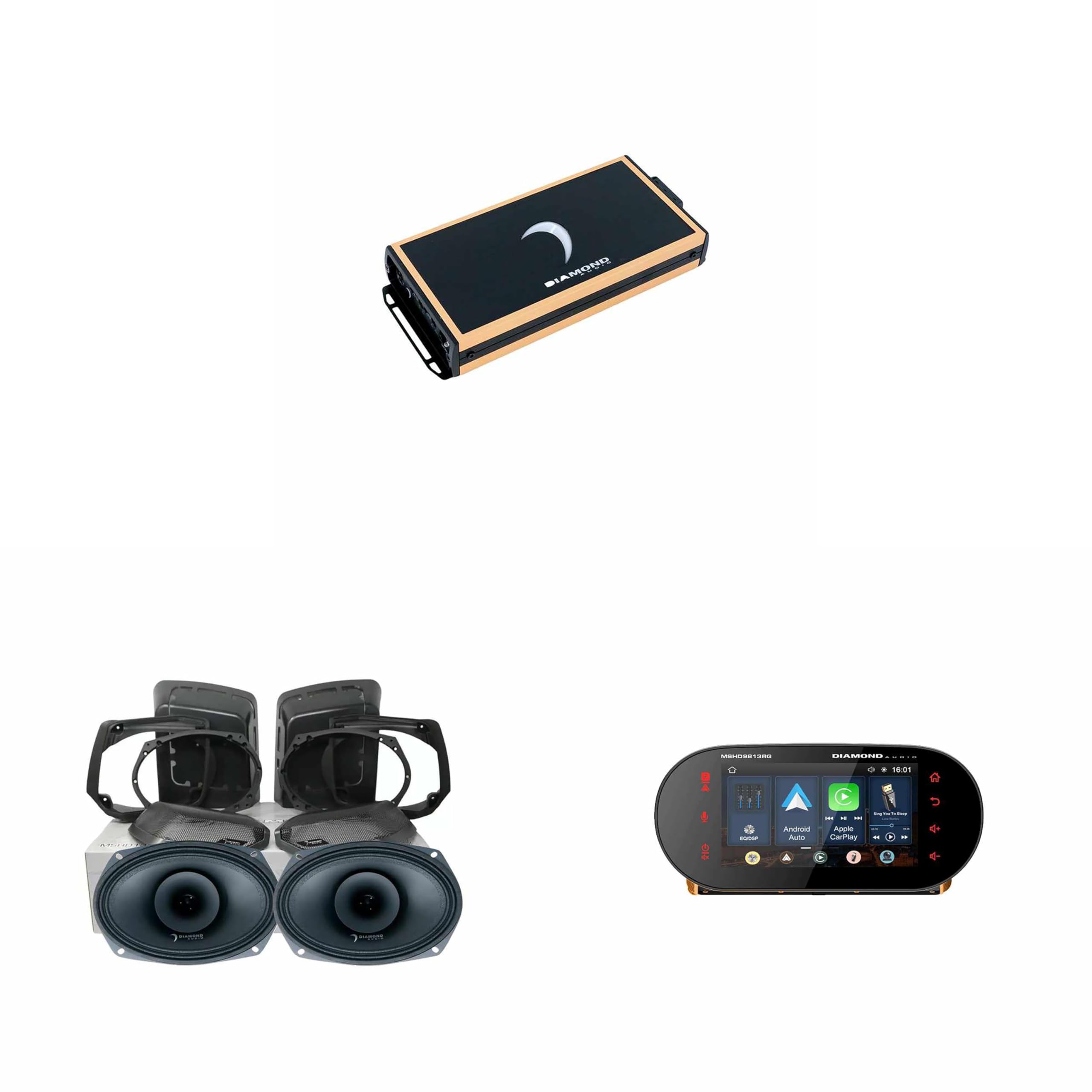 Amazon.com: Diamond Audio MSHD9813RG 98-13 Road Glide Plug-N-Play