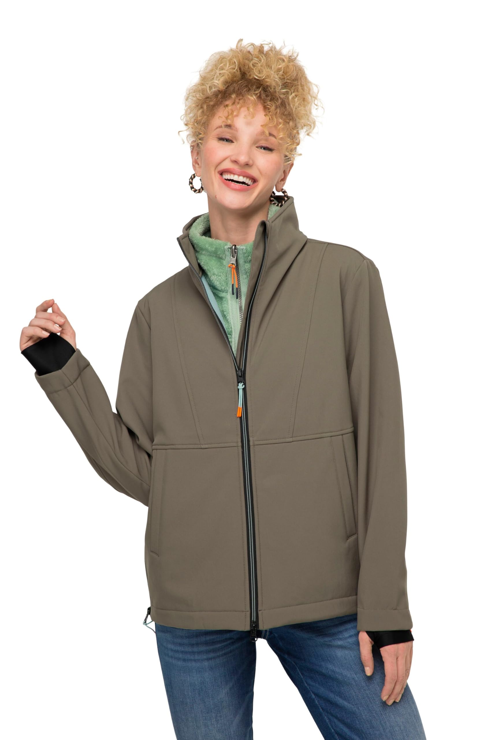 Laurasøn Softshell-Jacke, Fleece-Innenseite, Stehkragen, Zipper 820674