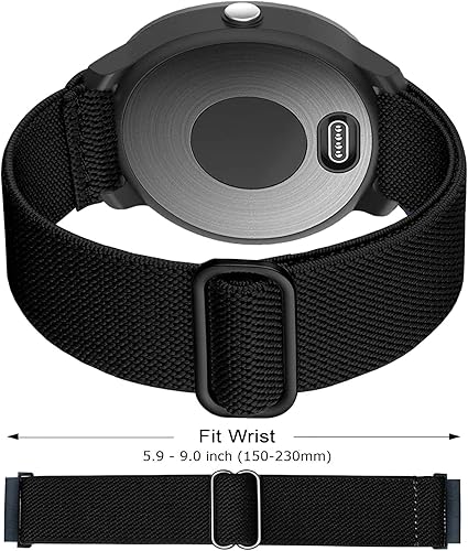 Miniatura 3 de GARTOO Correa elástica para Garmin Venu  Venu Sq  Vivoactive 3 correas de reloj correa deportiva de nailon de 0787in para Garmin Venu Sq Vivoactive