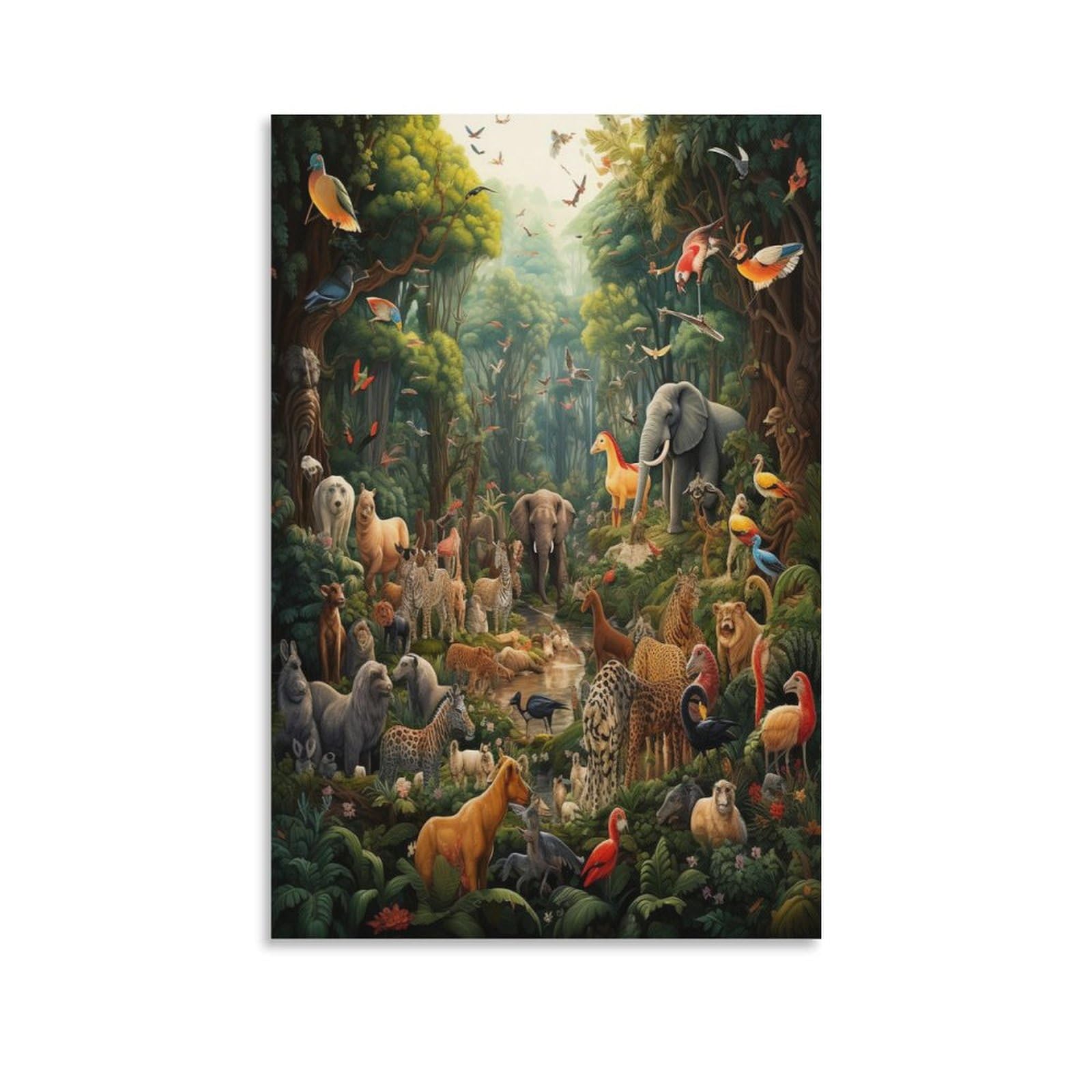 Impression sur Toile Animaux de la Jungle Haute Définition - 6