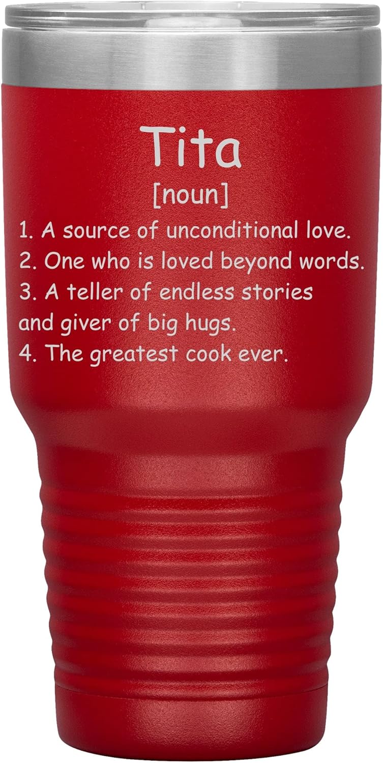 Tita Noun Tumbler 30Oz 12 Colors Family Definition