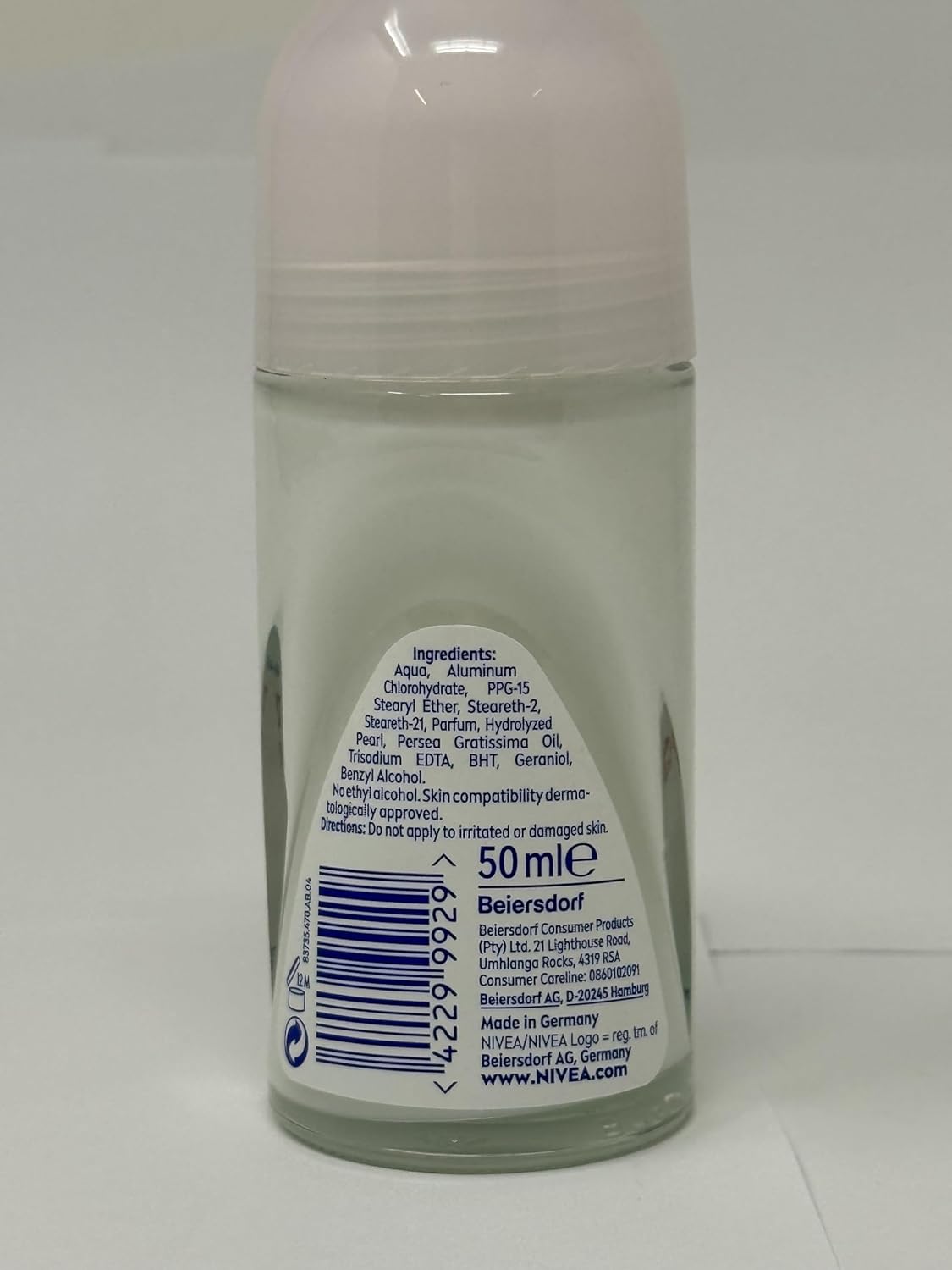 NIVEA Anti-Perspirant Deodorant Roll-On Pearl & Beauty 50ml – Long-Lasting Freshness, Smooth Skin, 48H Sweat & Odor Protection, Gentle Formula with Pearl Extract, Alcohol-Free Deodorant, 2-Pack - Image 3