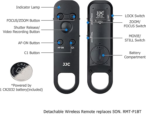 Miniatura 4 de Control remoto inalámbrico Bluetooth agarre de disparo Mini trípode de mesa reemplaza GP-VPT2BT para Sony A1II A7CR A7CII A7RV A7RV A7 A7S III A9III