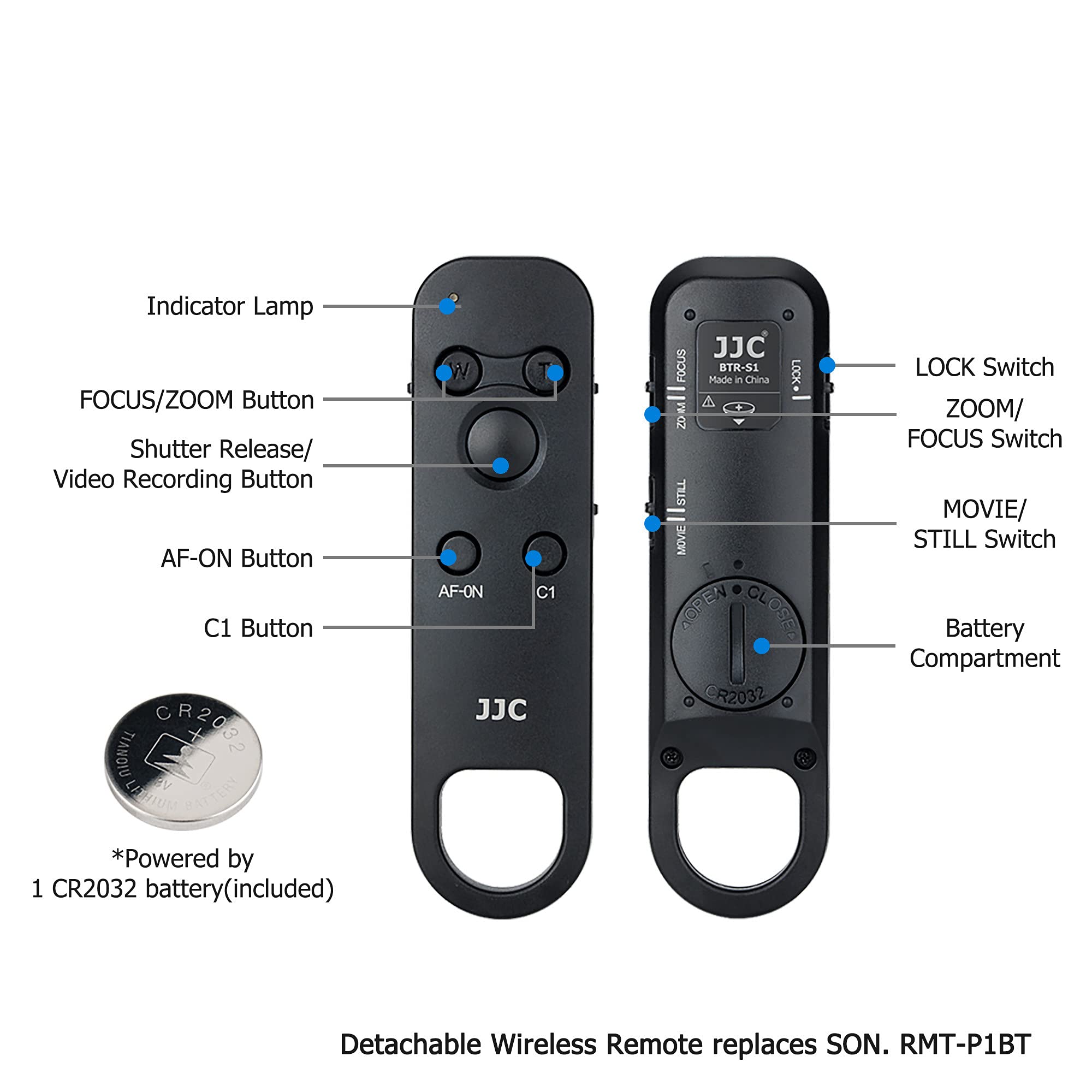 Amazon | JJC ワイヤレスシューティンググリップ Sony GP-VPT2BT 互換 