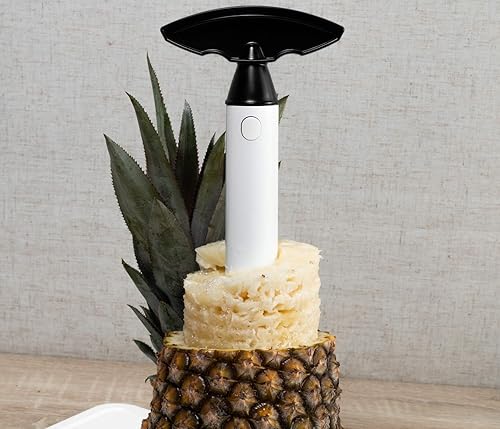 Miniatura 4 de Vacu Vin - Cortadora de piña acero inoxidable mango negro