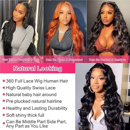 Miniatura 145 de Aaliweya 99J Burgundy Lace Front Wig Human Hair 13X4 Body Wave Hd Lace Frontal Wig for Women 180 Density Glueless Wig Pre Plucked With Baby Hair