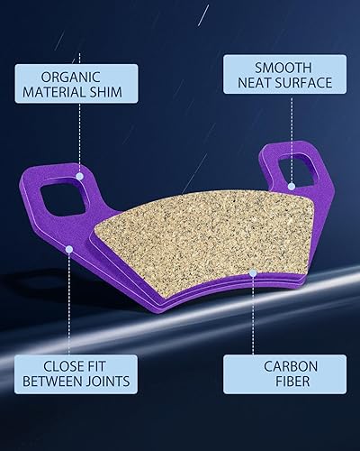 Miniatura 3 de ECCPP Pastillas de freno para Arctic Cat 2004-2014, 2012-2014 para KYMCO Maxxer, 2008-2014 para KYMCO MXU 2006 para Polaris Hawkeye, FA395 pastillas