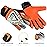 EFAH SPORTS Soccer Goalie Goalkeeper Gloves for Kids Boys Children Football Gloves with Strong Grips