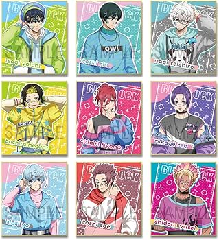 Amazon.co.jp: ブルーロック トレーディングミニ色紙 9個入 描き下ろし