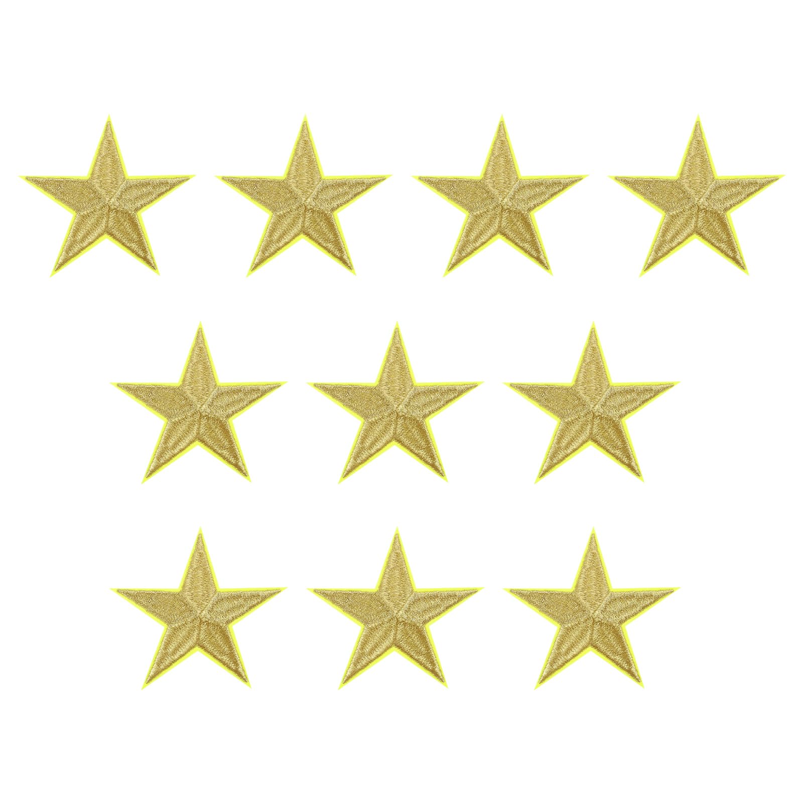 12 Pezzi Stelle Appliqué Ricamate Da Cucire O Stirare - Viola 3.2x3.2 Cm - Per Riparare E Decorare Vestiti, Giacca, Cappello, Borsa - 2