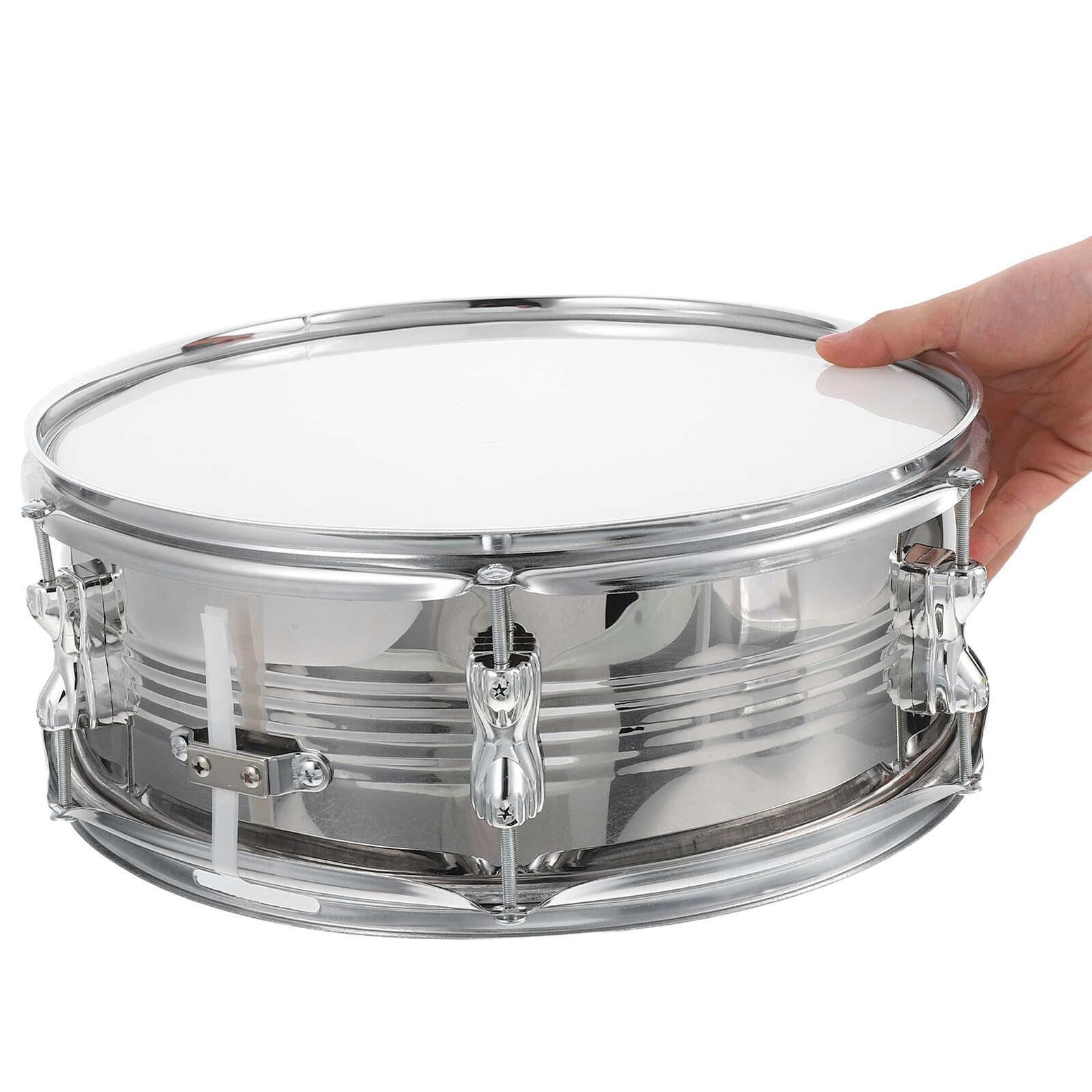 TOYANDONA Rullante da Marcia Percussione per Band Musicali Eventi e Spettacoli Sul Palco Kit Completo con Tracolla e Bacchette per Musicisti Adulti e Performance di Gruppo