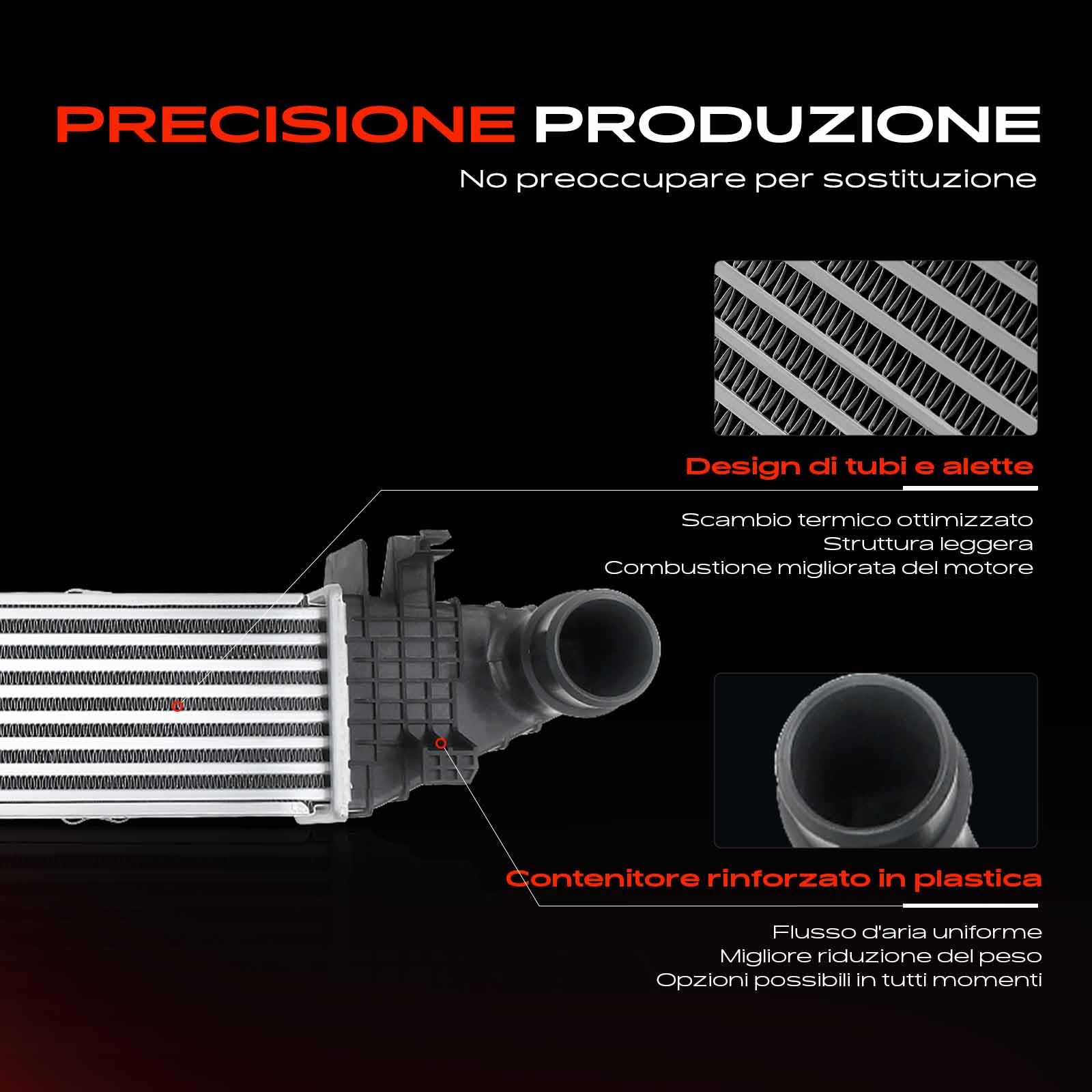 Frankberg Intercooler turbocompressore raffreddamento motore A2045000300