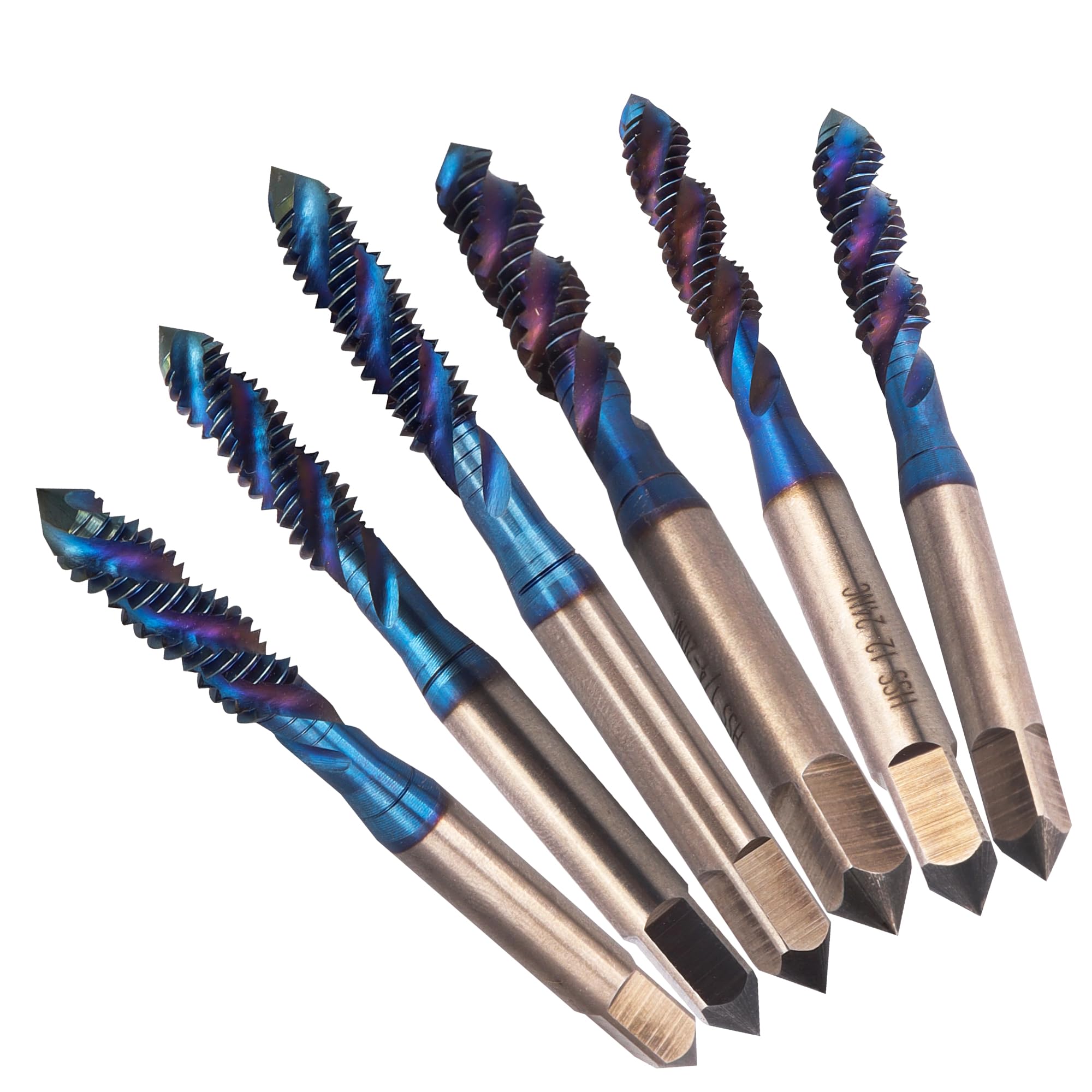 Yakamoz SAE Tap Set - 6 Pcs Threading Taps -2