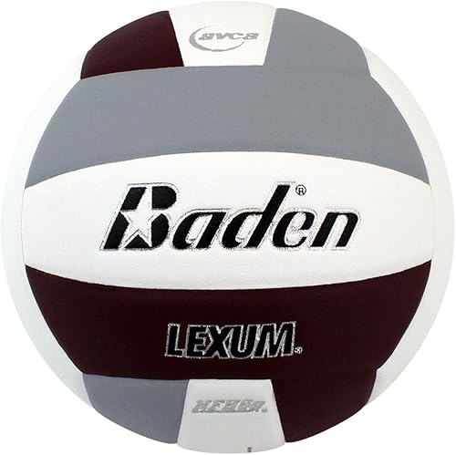Miniatura 41 de Baden - Lexum - Microfibra compuesta de alta calidad | Balón de voleibol oficial para interiores de la escuela secundaria | 13U a 18U | Tamaño