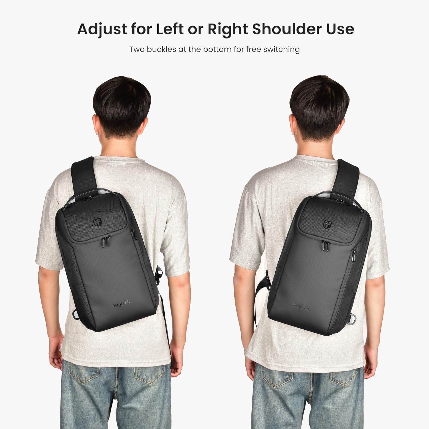 7L Sling Bag Crossbody Backpack Compact EDC Daypack for Men Minimalist Chest Shoulder bag 14" MacBook Pro M4, 13" MacBook Air/Pro - Image 7