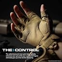 serveuttam Leosportz Weight Lifting Gym Gloves Â– Rubber Padded Gloves for Men Women Workout | Weight Lifting Straps for Heavy Lifting (Black) - Free Size gallery image