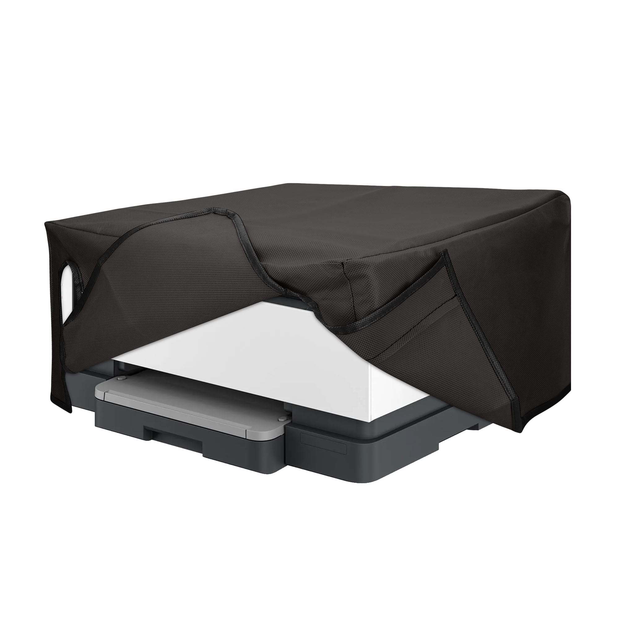 kwmobile Housse Compatible HP OfficeJet 8015e 8122e Protection Imprimante Gris Foncé