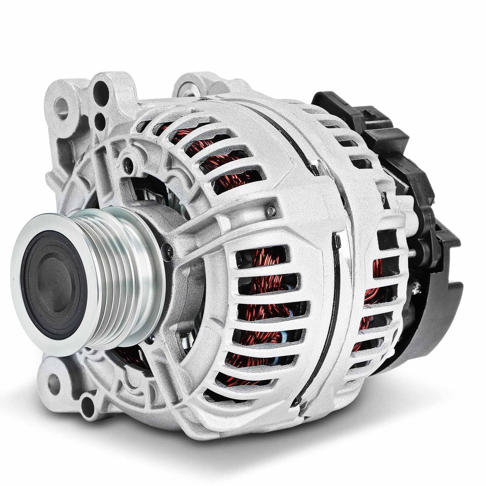 Frankberg Lichtmaschine Generator 2-Polig Kompatibel mit A3 8P1 1.6L-3.2L 2003-2012 Golf V 1K1 1.6L-3.2L 2003-2009 P.a.s.s.a.t 3C2 1.6L-3.2L 2005-2010 Repalce# 07K903023A